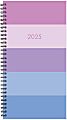 Willow Creek Press Weekly/Monthly Spiral Pocket Planner, 3-1/2” x 6-1/2”, Soft Stripe, January To December, 48559 1 thumbnail image