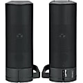 Digital Innovations AcoustiX™ 2.0 USB Desktop/Soundbar Speaker System, Black