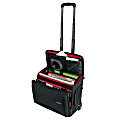 Ativa™ Mobil-IT Rolling Briefcase Ultimate Carry-On Workmate, 11.5"H x 17.5"W x 16.5"D, Black