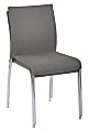 Ave Six Conway Stacking Chairs, Smoke/Silver, Set Of 2