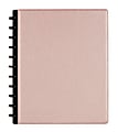 TUL® Discbound Notebook With Pebbled Leather Cover, Letter Size, Narrow Ruled, 60 Sheets, Rose Gold 1 thumbnail image