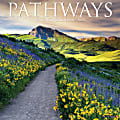 2024 Willow Creek Press Scenic Monthly Wall Calendar, 12" x 12", Pathways, January To December