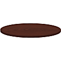 Lorell® Hospitality Round Table Top, 36"W, Mahogany