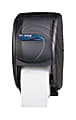 San Jamar Duett Toilet Tissue Dispenser, 12 3/4"H x 7 1/2"W x 7"D, Black Pearl