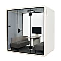 FlexiSpot P4F-Kit 4-Person Soundproof Booth, White, 93"H x 87"W 1 thumbnail image