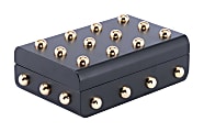 Zuo Modern Gigi Small Box, 3"H x 6 5/16"W x 9 7/16"D, Black