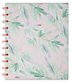 TUL® Discbound Notebook With Soft-Touch Cover, Letter Size, Narrow Ruled, 60 Sheets, Pink Floral 1 thumbnail image