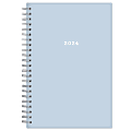 2024 Blue Sky™ Quilt Weekly/Monthly Planning Calendar, 5" x 8", Powder Blue, January to December 1 thumbnail image