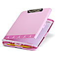 Breast Cancer Awareness BCA Slim Form Holder Storage Clipboard Box, 11", Pink