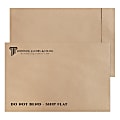 Zip Stick® Brown Kraft TerraBoard™ Open End Catalog Mailing Envelopes, 1-Color, Custom 12-1/2" x 19",  Box Of 500 1 thumbnail image