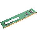 Lenovo - DDR4 - module - 8 GB - DIMM 288-pin - 2933 MHz / PC4-23400 - 1.2 V - unbuffered - non-ECC - for ThinkCentre M70s 11DB, 11DC, 11EW; M70t 11D9, 11DA, 11EU; M80s 11CU, 11CV, 11EM, 11EN; M80t 11CS