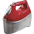 Hamilton Beach Hand Mixer with Snap-On Case (62633R) - 275 W - Red