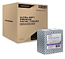 Highmark® 2-Ply Facial Tissue, Cube Box, White, 86 Tissues Per Box, Case Of 24 Boxes