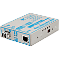 Omnitron FlexPoint 1000Mbps Gigabit Ethernet Fiber Media Converter RJ45 LC Multimode 550m - 1x 1000BASE-T; 1x 1000BASE-SX; Univ. AC Powered - 4672-2 1 thumbnail image