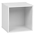 IRIS BAKU 14"H Modular Cube Storage Box, White