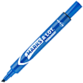 Avery® Marks A Lot® Permanent Markers, Chisel Tip, Large Desk-Style Size, Blue, Pack Of 12