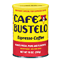 Cafe Bustelo® Espresso Coffee, Dark Roast, 10 Oz Per Bag Can