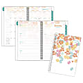 AT-A-GLANCE® Weekly/Monthly Planner, 8" x 4 7/8", Meadow, Multicolor, January to December 2017