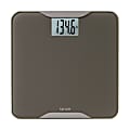 Taylor Precision Products Digital Glass Bath Scale, 400 Lb Capacity, Taupe/Silver