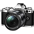 Olympus OM-D E-M5 Mark II 16.1 Megapixel Mirrorless Camera with Lens - 0.55" - 5.91" - Silver - 4/3" Sensor - Autofocus - 3" Touchscreen OLED - 10.7x Optical Zoom - Optical (IS) - 4608 x 3456 Image - 1920 x 1080 Video - HD Movie Mode - Wireless LAN
