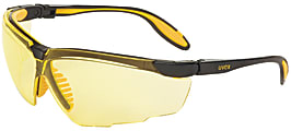 Genesis X2 Eyewear, Amber Lens, Ultra-dura, Black/Yellow Frame