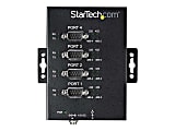 StarTech.com 4-Port Industrial USB to RS-232/422/485 Serial Adapter - 15 kV ESD Protection - USB to Serial Adapter - Add four COM ports supporting three serial protocols to easily connect serial devices to your computer through USB