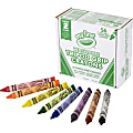 Crayola My First Washable Tripod Grip Crayons - Red, Orange, Yellow, Green, Blue, Purple, Brown, Black - 56 / Pack