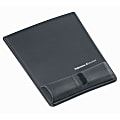 Fellowes Foam Wrist Rest/Mouse Pad With Microban, Graphite