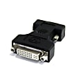 StarTech.com DVI to VGA Cable Adapter - Black - F/M - Use your DVI-I Display with a VGA video card - DVI to VGA - dvi to vga adapter - dvi to vga connector -dvi to vga converter