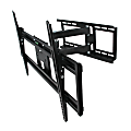 MegaMounts Full Motion Wall Mount With Bubble Mount For 32 - 70" TVs, 4.5"H x 27.5"W x 17.5"D, Black 1 thumbnail image
