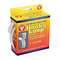 Hygloss Hook-And-Loop Fastener Rolls, 0.75" x 180", White, Pack Of 2