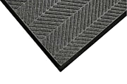 M+A Matting WaterHog Max Herringbone Classic Mat, 6' x 16', Grey Ash, Smooth backing 1 thumbnail image
