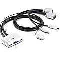 TRENDnet 2-Port USB KVM Switch and Cable Kit, Manage Two PC's, USB 2.0, Auto-Scan, Hot-Keys, Windows/Linux/Mac 10.4 or Higher, TK-217i - 2-Port USB KVM Switch - TRENDnet TK-217i 1 thumbnail image