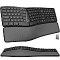 Delton KB250 Wireless Ergonomic Keyboard, Black 1 thumbnail image
