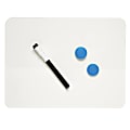 Charles Leonard Magnetic Dry Erase Board, 2-Sided Plain, Pack Of 4 1 thumbnail image