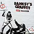 2024 BrownTrout Monthly Square Wall Calendar, 12" x 12", Banksy's Graffiti, January to December 1 thumbnail image