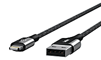 Belkin® DuraTek Lightning-To-USB Cable, 4', Black, F8J20704-BLK