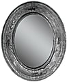 PTM Images Framed Mirror, Villa I, 22 1/8"H x 18 1/8"W, Stone Gray