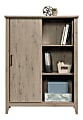 Sauder® Summit Station 52"H Bookcase With Sliding Door, Laurel Oak