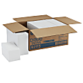 Dixie Ultra® 1/6-Fold Linen Replacement 1-Ply Guest Towels, 13" x 17", White, 200 Napkins Per Pack, Case Of 4 Packs 1 thumbnail image