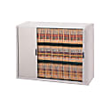 Mayline® Kwik-File File Harbor™ Storage Cabinet, 38"H X 48"W, Pebble Gray