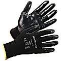 Honeywell Pure Fit Dipped General Gloves - Nitrile Coating - X-Large Size - Synthetic Fiber, Nylon Liner - Black - Lightweight, Cut Resistant, Abrasion Resistant, Durable, Splash Resistant, Comfortable, Breathable, Fatigue-free, Nick Resistant