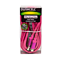 Duracell® Fabric Lightning Cable, 10', Pink, LE2238 1 thumbnail image