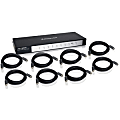 Iogear 8-Port HDMI Splitter Kit with 8 16ft HDMI Cables 1 thumbnail image