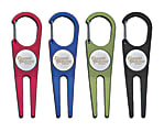 Hit Promotional Aluminum Divot Tool With Ball Marker, 4" x 1"