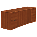 HON® 10700 Series Laminate Double Full-Pedestal Credenza With Doors, Cognac 1 thumbnail image