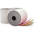 PM Carbonless Paper, 3-Part, 3" x 70', White, Carton Of 3,500 Forms