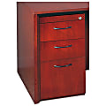 Mayline® Group Corsica Pedestal File, 27"H x 15"W x 18"D, Sierra Cherry, Unfinished Top