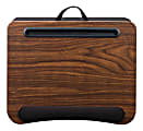 LapGear Smart-e Pro Lap Desk, 18-1/2" x 15-15/16" x 2-13/16", Espresso Woodgrain 1 thumbnail image