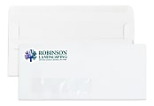 Self-Seal, Single Window Business Envelopes,  4-1/8" x 9-1/2", Full-Color, Custom #10, Box Of 250